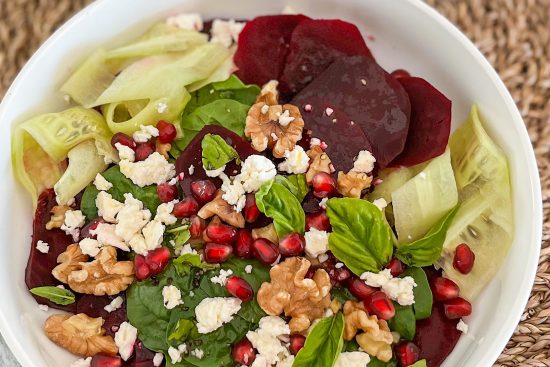 Beetroot Carpaccio with Feta Cheese