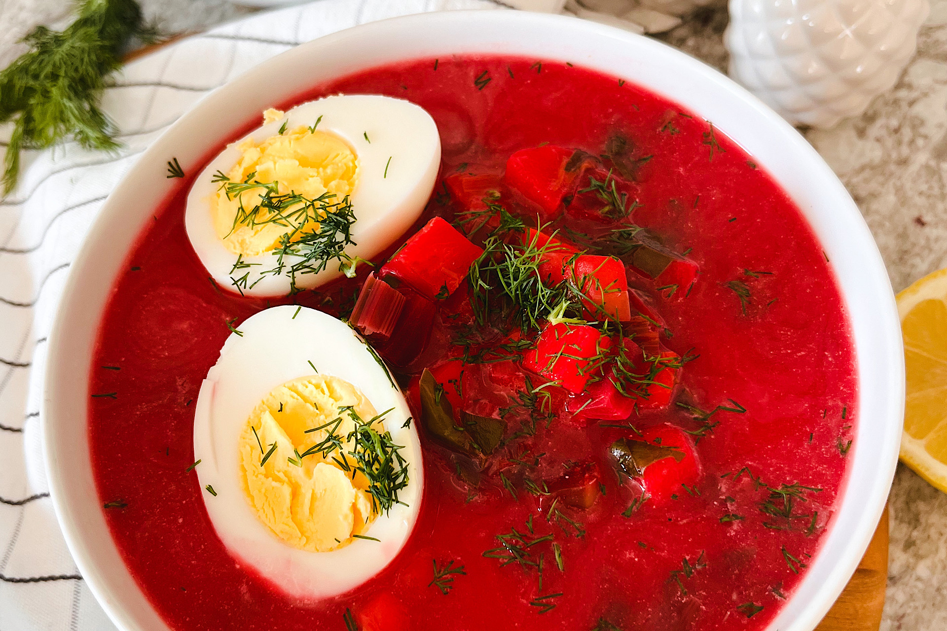 BEET GREENS SOUP POLISH BOTWINKA SOUP The Tasty Chapter